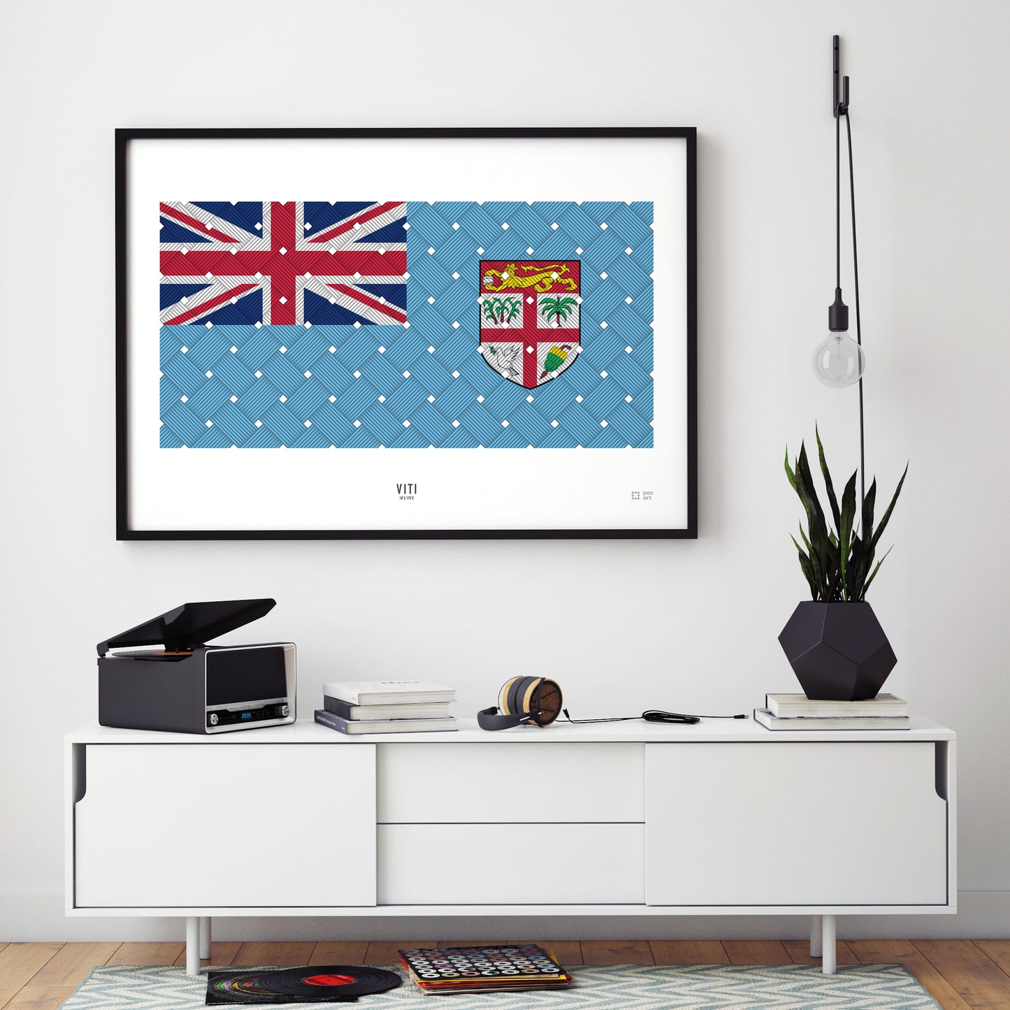 Viti(Fiji) Weave Flag