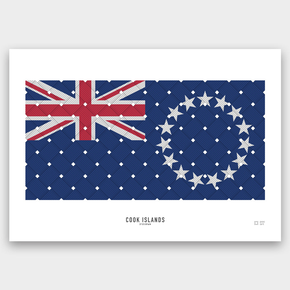 Cook Islands Weave Flag