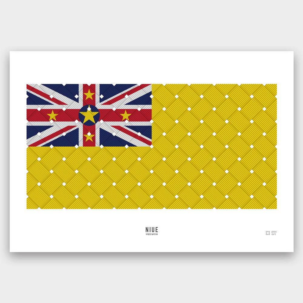 Niue Weave Flag