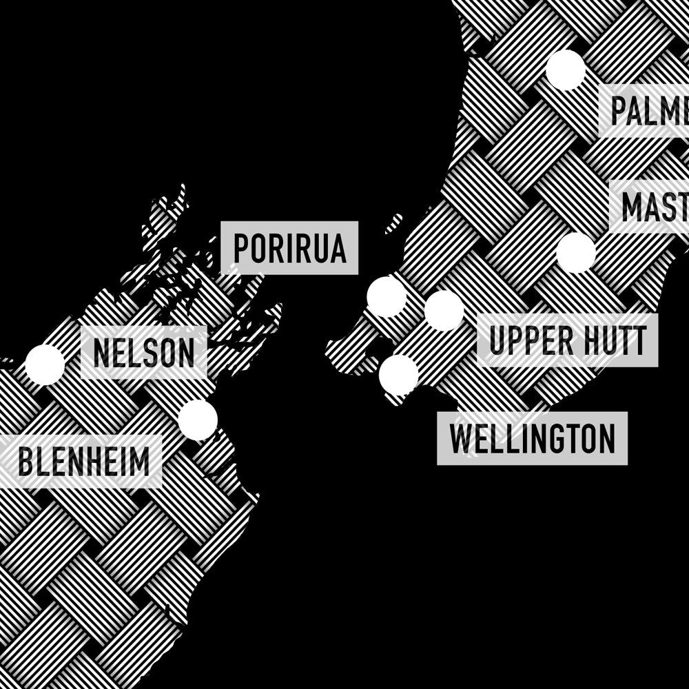 Aotearoa( New Zealand) Weave Map