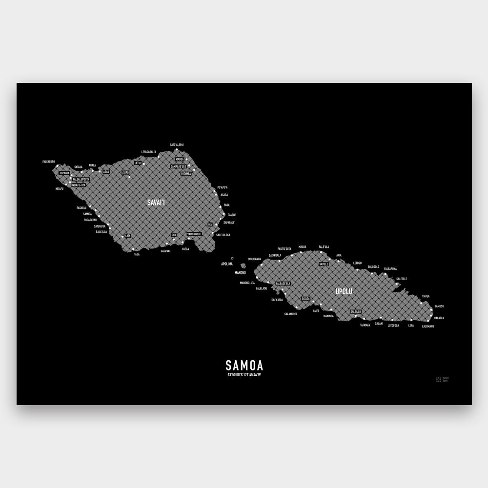 Samoa Weave Map