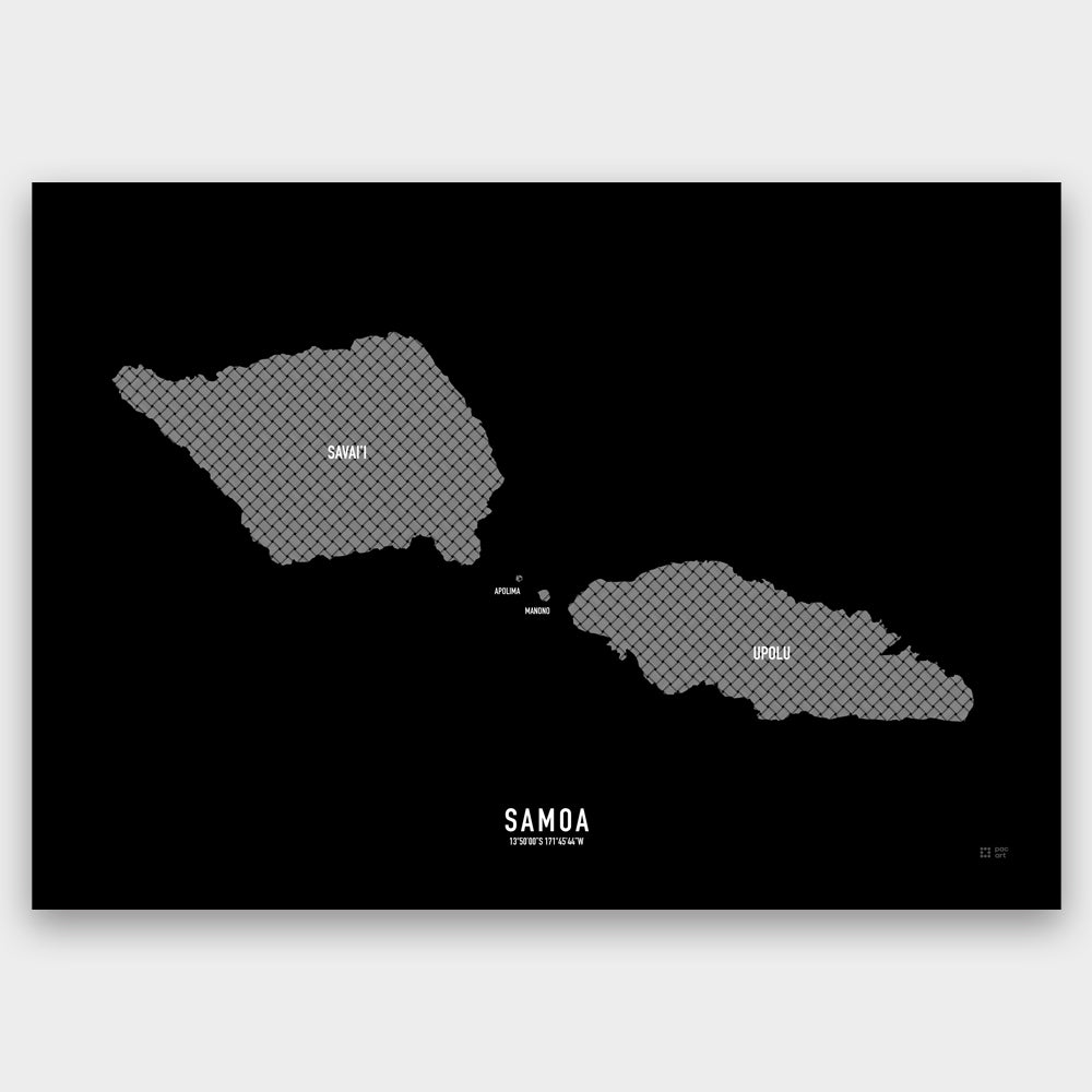 Samoa Weave Map