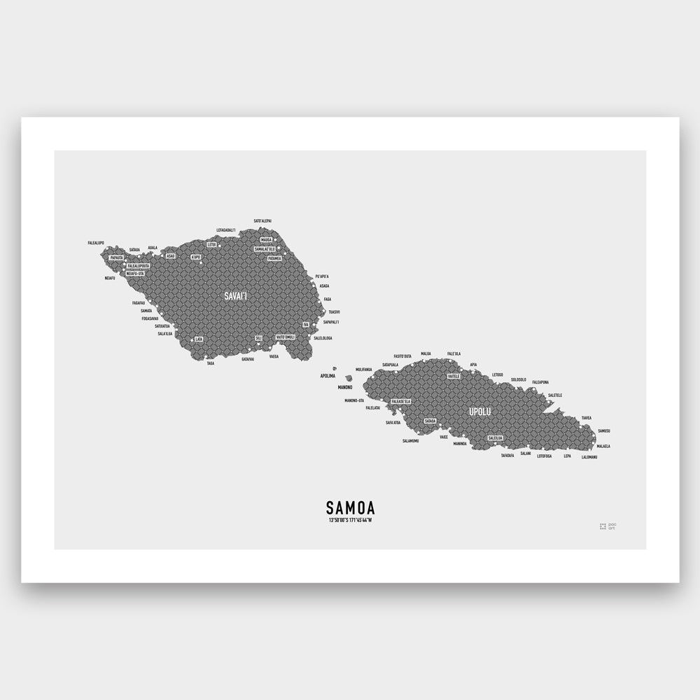 Samoa Weave Map