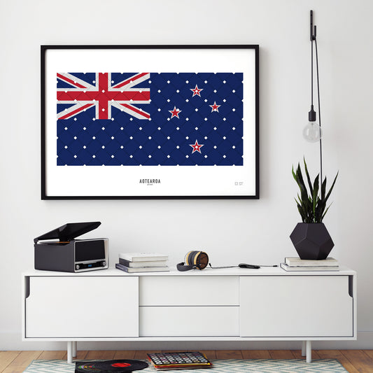 Aotearoa (New Zealand) Weave Flag