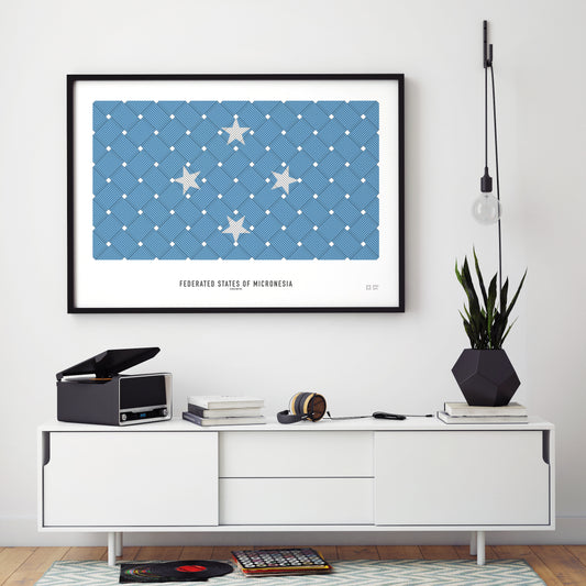 Federated States of Micronesia Weave Flag