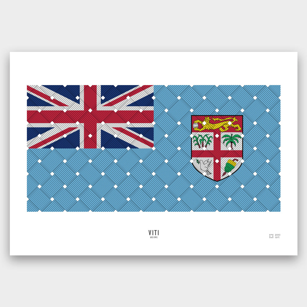 Viti(Fiji)  Weave Flag