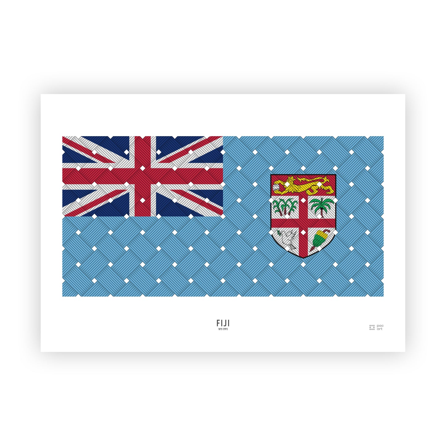 Fiji  Weave Flag